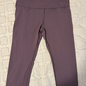 Purple High-Waisted Leggings